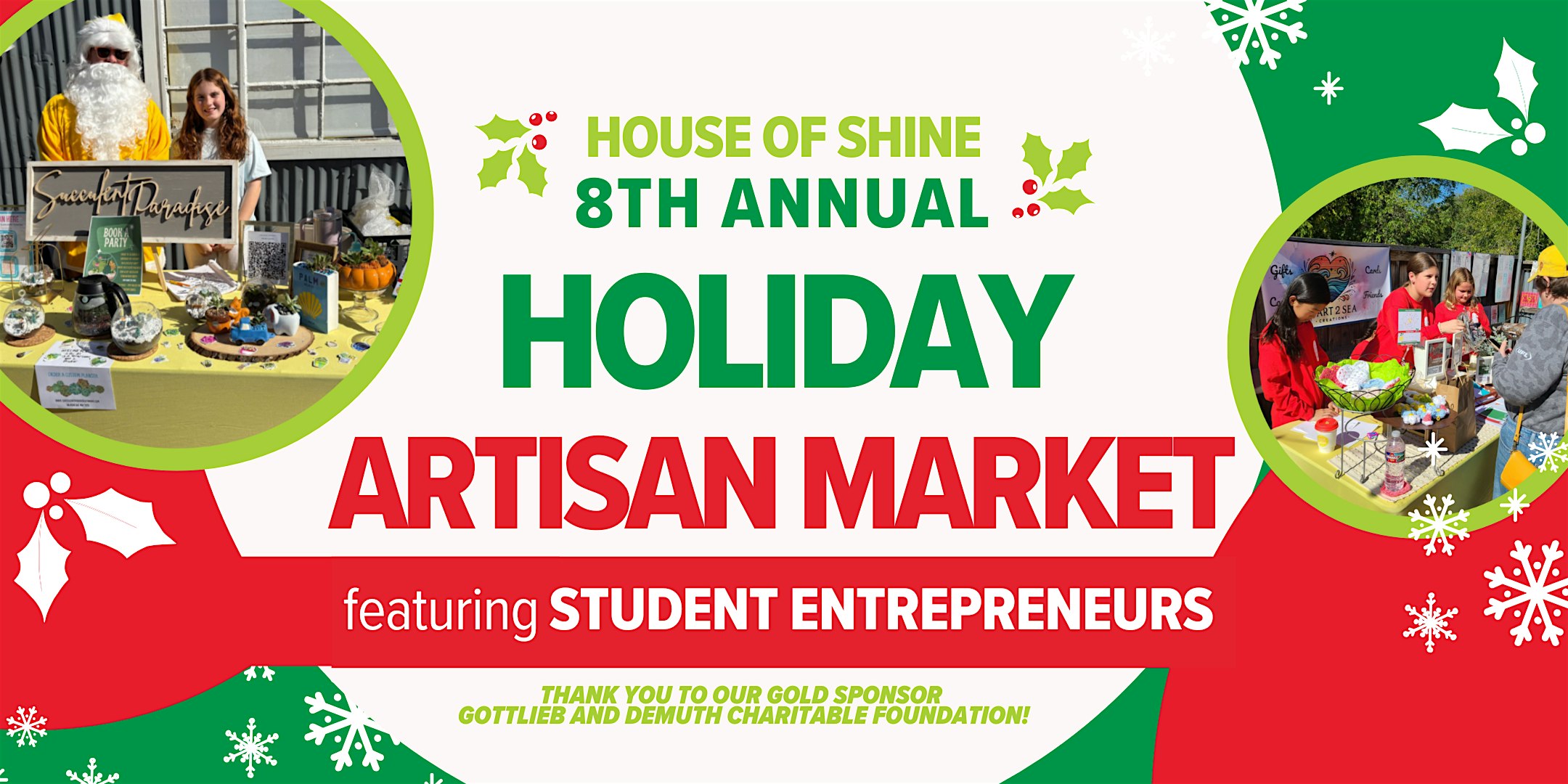 8th Annual Holiday Artisan Market Ft. Student Entrepreneurs